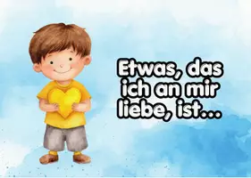 Vorschau - Bildkarten - Selbstliebe & Positivität - 10 Reflexionskarten für Kinder - Seite 1