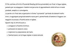 anteprima - Flashcard - Piccoli lettori crescono – Pyramidal Reading in English - Pagina 1