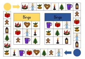 Vorschau - Spiele - Würfel Bingo Weihnachten🎄 - differenziert - Seite 2