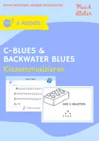 Vorschau - Arbeitsblätter - Der C-Blues im Klassenmusizieren (mehrstufig differenziert) - Deckblatt
