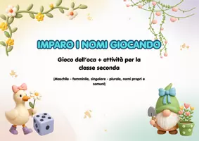 anteprima - Esercizi - IMPARO I NOMI GIOCANDO - Pagina di copertina