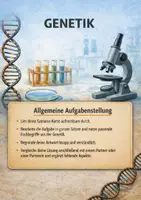 Vorschau - Arbeitsblätter - Szenario-Karten Genetik – Genetisches Fachwissen sicher anwenden - Seite 1