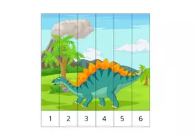 Aperçu - Jeux - Les puzzles numériques des dinosaures - Page 3