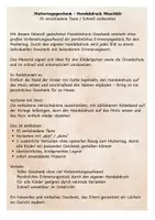 Vorschau - Mal- und Bastelvorlagen - Muttertagsgeschenk Waschbär Handabdruck Waschbärenklasse - Seite 1