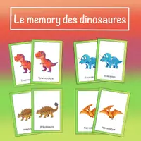 Aperçu - Jeux - Le memory des dinosaures - Page de couverture