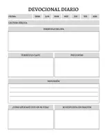 Vista previa - Hojas de trabajo - Diario Devocional - página 3