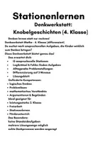 Vorschau - Arbeitsblätter - Materialpaket mini Knobelheft und Denkwerkstatt 4. Klasse - Seite 2