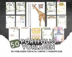 Vorschau - Anderer Materialtyp - Portfolio Vorlagen Kita, Kindergarten, Krippe,Tagespflege - Seite 2