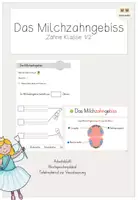 Vorschau - Unterrichtsreihen - Unterrichtsreihe 'Unsere Zähne': Das Milchzahngebiss - Deckblatt
