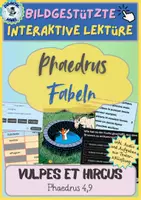 Vorschau - Interaktives Material - Die Fabel Vulpes et hircus (Phaedrus 4,9) - bildgestützte interaktive Lektüre - Deckblatt