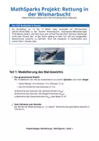 Vorschau - Arbeitsblätter - Wal in Seenot: Projektmappe zur Rettung (Mittelstufe) - Seite 1