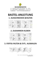 Vorschau - Unterrichtsreihen - LEPORELLO MUSIKMONSTER - 7 MUSIKINSTRUMENTE INKL. BESCHREIBUNGEN - MUSIK - GRUNDSCHULE - Seite 1