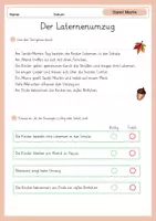 Vorschau - Arbeitsblätter - Deutsch Leseverstehen Sankt Martin (Klasse 2–3) - Seite 2
