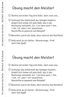 Vorschau - Arbeitsblätter - Arbeitsheft Wir berechnen Länge oder Breite beim Rechteck - Seite 1
