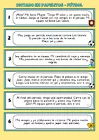 Vorschau - Arbeitsblätter - Dictado en papelitos - fútbol - Seite 1