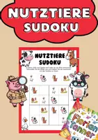 Vorschau - Spiele - Nutztiere Sudoku für die Grundschule - Deckblatt