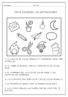 Vista previa - Hojas de trabajo - PACK comprensiones lectoras frase simple. - página 3