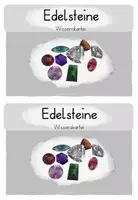 Vorschau - Aufgabenkarten - Steine Wissenskartei - dreifach differenziert - Seite 1
