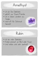Vorschau - Aufgabenkarten - Steine Wissenskartei - dreifach differenziert - Seite 2