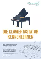 Vorschau - Arbeitsblätter - Die Klaviertastatur kennenlernen - Deckblatt
