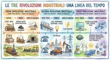 anteprima - Schede informative - Le tre rivoluzioni industriali - Pagina 1
