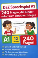 Vorschau - Spiele - DaZ Sprechspiel A1 – 240 Fragen - Deckblatt