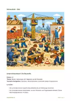 Vorschau - Stundenentwürfe - A2 - Wimmelbild - Die Baustelle (Berufe & Werkzeuge) - Seite 2