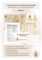 Vorschau - Unterrichtsreihen - Unterrichtsentwurf: Sachrechnen mit Geld
Keksrezepte - Deckblatt