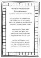 Vorschau - Arbeitsblätter - Sommergedichte Werkstattarbeit Klasse 3-4 - Seite 2