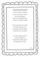 Vorschau - Arbeitsblätter - Sommergedichte Werkstattarbeit Klasse 3-4 - Seite 3