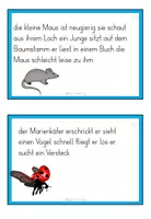 Vorschau - Aufgabenkarten - Satzgrenzen erkennen und Punkte setzen 2 - Druckschrift - Seite 2