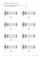 Vorschau - Arbeitsblätter - Noten schreiben | Arbeitsblätter Musiknoten lernen - Deckblatt
