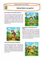 Vorschau - Arbeitsblätter - Warum Natur uns guttut - Wissenswertes und Aufgaben - Seite 3