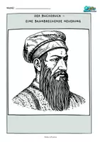Vorschau - Arbeitsblätter - Der Buchdruck - eine bahnbrechende Neuerung - Deckblatt