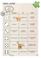Vorschau - Spiele - Würfelsätze I würfeln und schreiben I chs - Seite 1