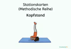 Vorschau - Stationenlernen - Kopfstand - Stationskarten (Methodische Reihe) - Deckblatt