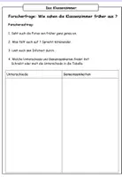 Vorschau - Arbeitsblätter - Klassenzimmer früher und heute - Seite 1