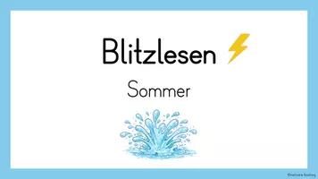 Vorschau - Präsentationen/Tafelbilder - Blitzlesen für die digitale Tafel: Sommer (Kl. 2-4) - Seite 3