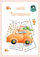Vorschau - Arbeitsblätter - Spielerische Lernideen rund um Ostern für Vorschule/Kindergarten Freebie - Deckblatt
