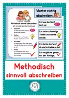 Vorschau - Poster - Abschreiben. Methodisch sinnvoll! - Deckblatt