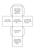 Vorschau - Aufgabenkarten - Schreibwürfel - Kreatives Schreiben - Seite 3