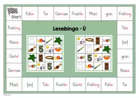 Vorschau - Spiele - Buchstabeneinführung - Lesebingo Ü (Karibu) - Seite 3