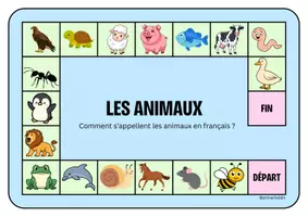 Vorschau - Spiele - les animaux - Würfelspiele - Seite 1