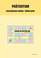 Vorschau - Spiele - Präteritum - regelmässige Verben - Würfelspiel - Deckblatt
