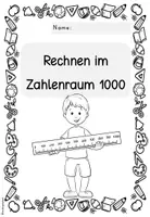 Vorschau - Arbeitsblätter - Rechnen im Zahlenraum 1000 | Addition & Subtraktion Arbeitsheft Klasse 3 - Seite 1