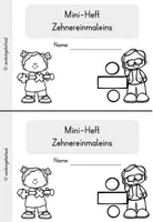 Vorschau - Arbeitsblätter - Miniheft Zehnereinmaleins | Halbschriftliche Multiplikation & Division Grundschule Klasse 3-4 | Mathe Übungen Einmaleins - Seite 1