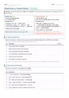 Vorschau - Arbeitsblätter - Simple Past vs. Present Perfect - 2 Niveaus - Mit Lösungen! - Deckblatt