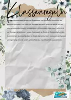 Vorschau - Poster - Klassenregeln - Seite 1