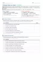 Vorschau - Arbeitsblätter - IF-Clauses Typ 1 & 2 im Kontrast - 2 Niveaus - mit Lösungen - Deckblatt