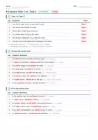 Vorschau - Arbeitsblätter - IF-Clauses Typ 1 & 2 im Kontrast - 2 Niveaus - mit Lösungen - Seite 2